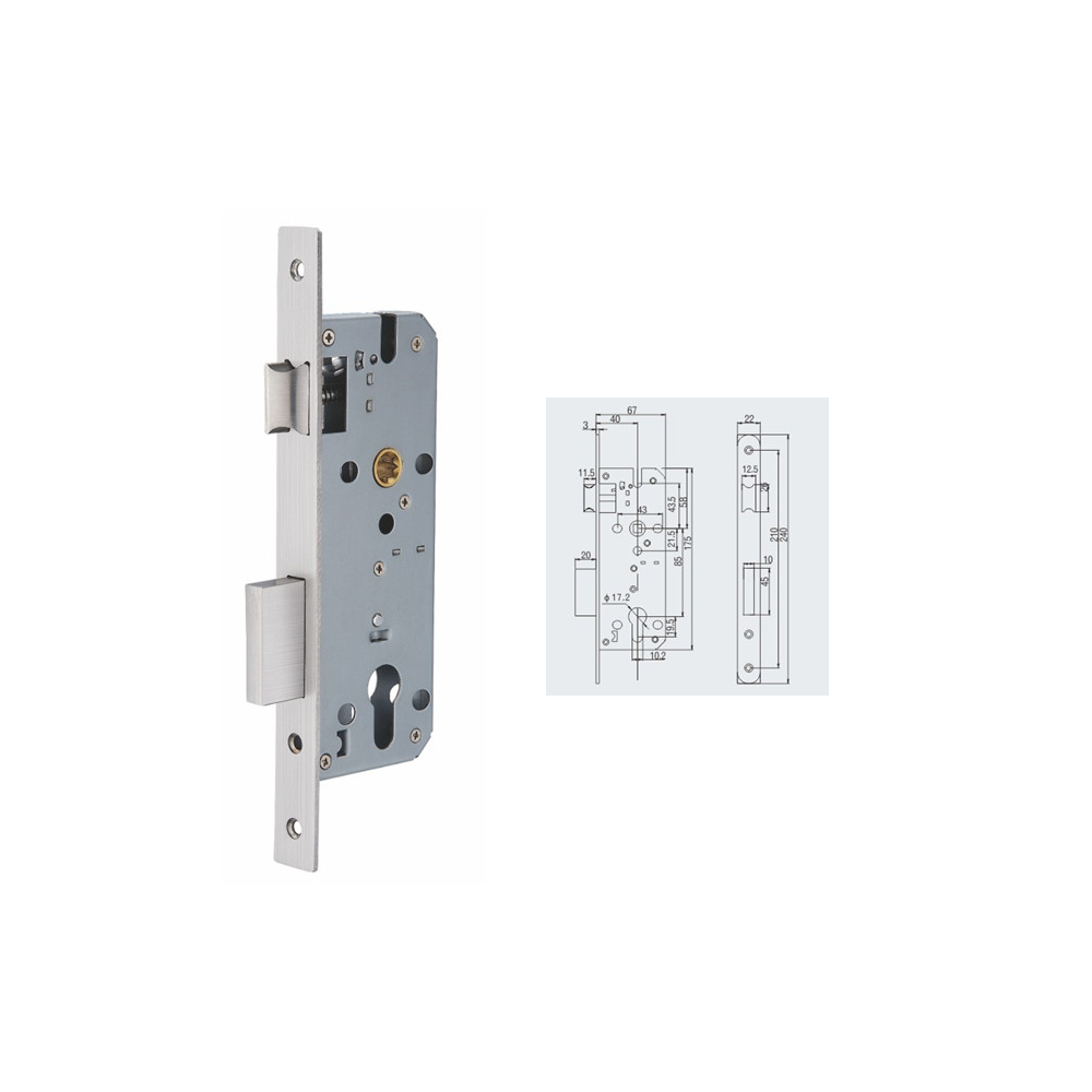 Mortise Lock Body-8540 Series