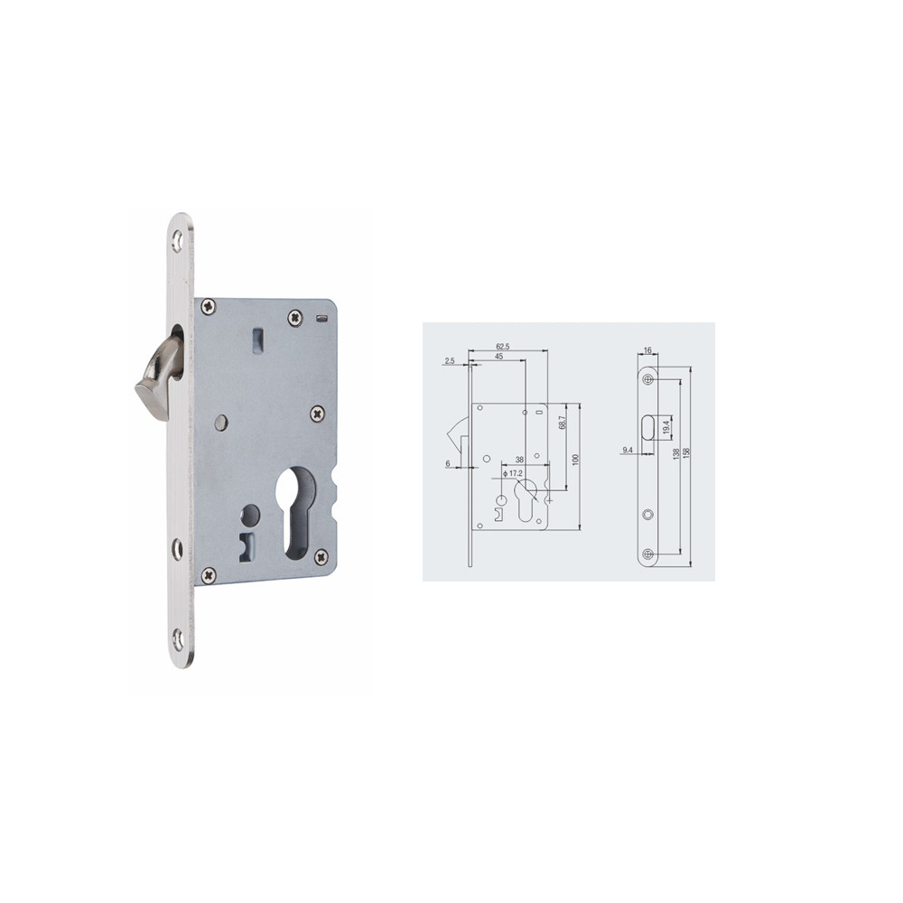 Mortise Lock Body-Single Latch Body Series